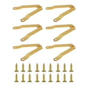 Yammee Functional Gold Tone Folding Lid Support Hinges Upgrades for Various Furniture