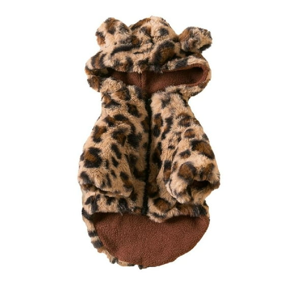 Yammee Funny Pet Cosplay Leopard Theme Coat Photo Props Suitable Cats and Dogs