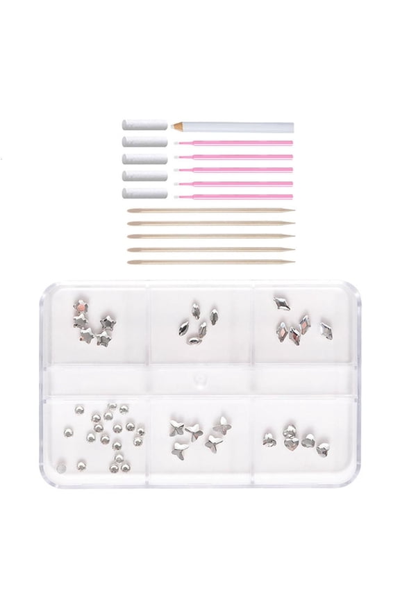 Yammee Gem Blings Dental Tooth Jewelry Ornaments with Box Fashion Teeth Gems Stones