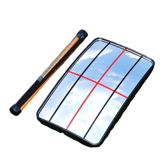 Yammee Golf Putting Trainer Practice Tool Golf Hitting Postures Correction Mirror