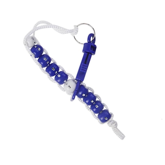 Yammee Golfs Strokes Score Counter with Clip, Beaded Nylon Cord Golfs Scoring Keeper for Golfers, Golfs Putting Score Counter