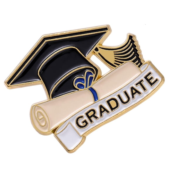 Yammee Graduate Enamel Lapel Pin Graduation Gift for Student, Graduation Hat Enamel Lapel Pin Graduation Gown Lapel Pin