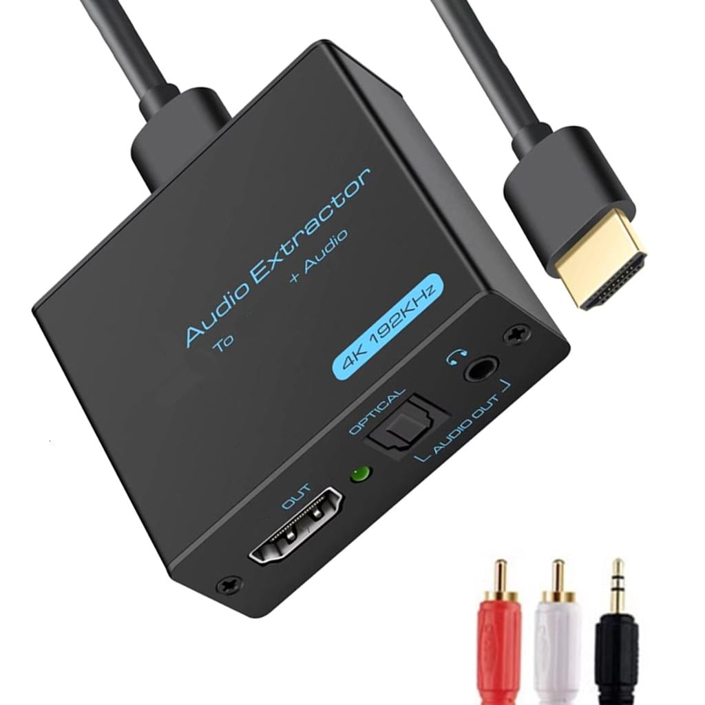Yammee HDTV Sound Extractor HDTV Left Right 3.5mm Converter Digital ...