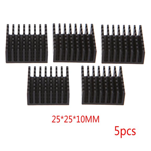 Yammee HEATSINK Aluminum Radiator Black Anodize Heat Sink Electronic Chips Cooling