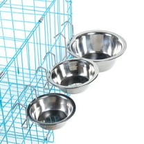Yammee Hanging Pet Bowl Cup Stainless Steel Food Water Bowls Bunny Feeder Durable Home
