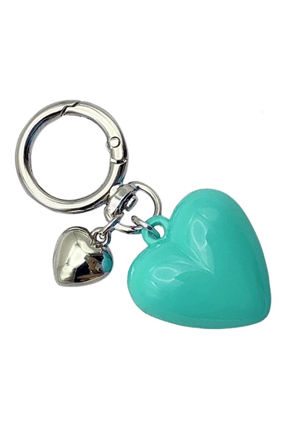 Yammee Heart Key Holder Resin Alloy Texture Key Ornament for Fashion Decorations