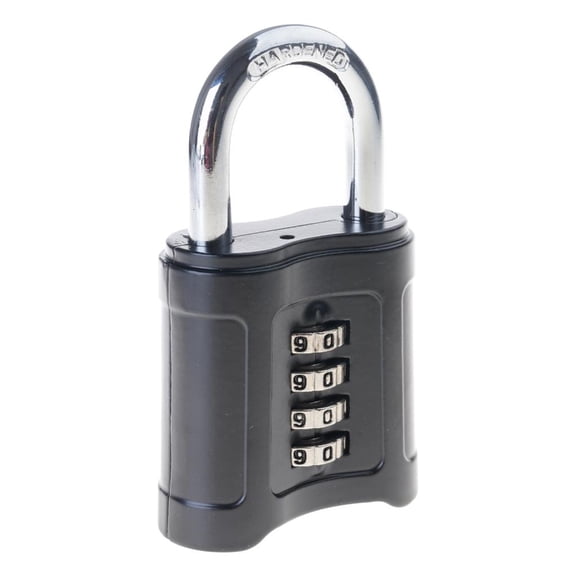 Yammee Heavy Duty Combination Padlock Waterproof 4 Digit Padlocks Outdoor Safely Code Lock Weatherproof Gym Locker Lock