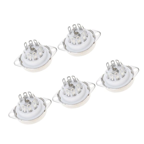 Yammee High Current Phosphor Bronze Tube Mount with Enhances Solderability Designs GZC9-C-1 for Retro Amplifiers Builds