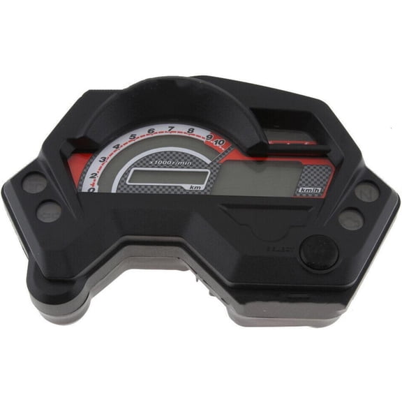 Yammee High Performances Motorcycle Speedometer With Digital Odometer Fuel Gauge ABS Construction For FZ16 Models