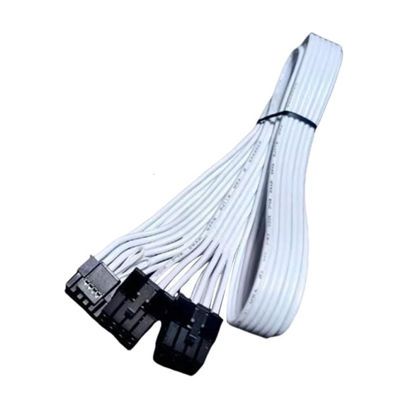 Yammee High Power PCIE 5.0 Cable 16AWG Two 8Pin to 16Pin 12VHPWR PCIE Cable for GPU
