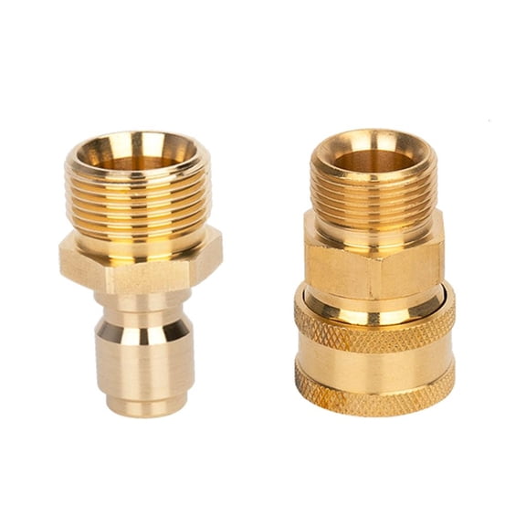 Yammee High Pressure Washer M22 Adapter Quick Connector Quick Release Fitting Power Washer Fast Connection Quick Coupler 1 Pair