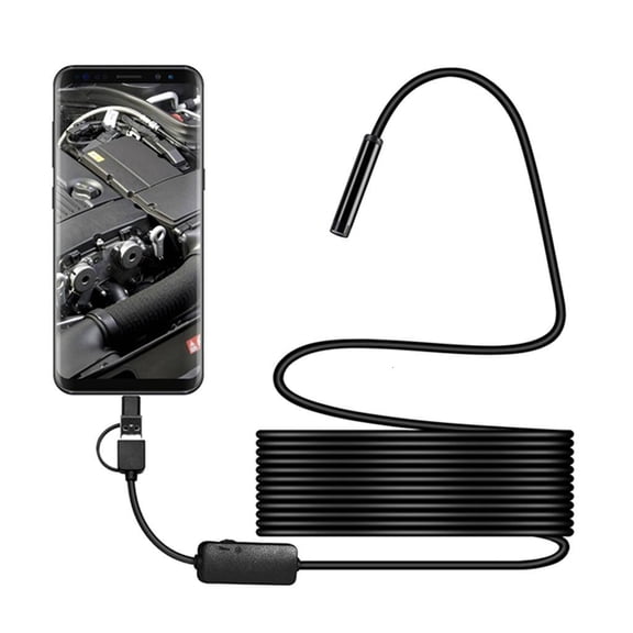 Yammee Industrial Inspection Camera Multifunctional Camera Borescope USB Phone Inspection Camera Car Repair for Maintenance