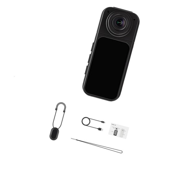 Yammee Innovative Tiny Body Camera With Gesture Control Voice Commands Magnetic Clip