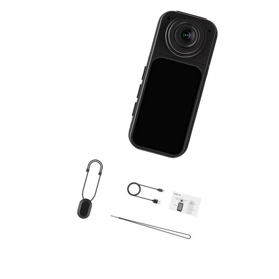 Yammee Innovative Tiny Body Camera With Gesture Control Voice Commands Magnetic Clip