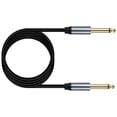 thumbnail image 1 of Yammee Instrument Cable 6.35 Port Cable Cord 6.35mm Mono Port 1/4" TS Aux Cable Wire, 1 of 9