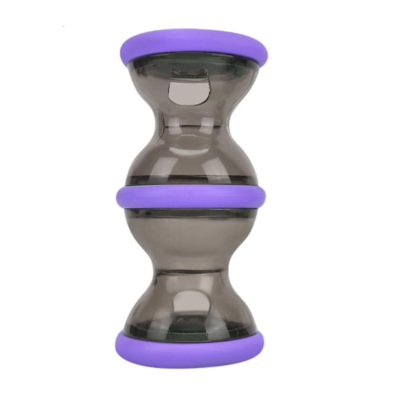 Yammee Interactive Mental Exercise Dog Toy Rollable Dumbbell Slow Feeder Roller