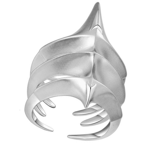 Yammee Irregular Shape Dating Rings Adjustable Finger Opening Rings Finger Jewelry