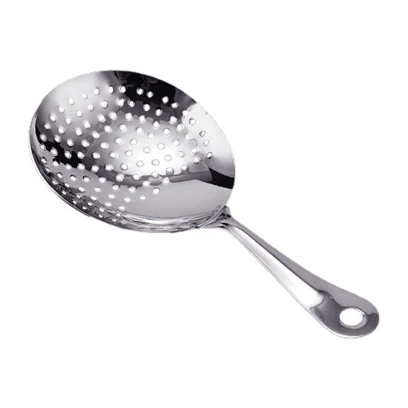 Yammee Julep Strainer Wine Drink Ice-Cube Filter Stainless Steel Cocktail Strainer Spoon Essential Bar Tool for Cocktail Drinks