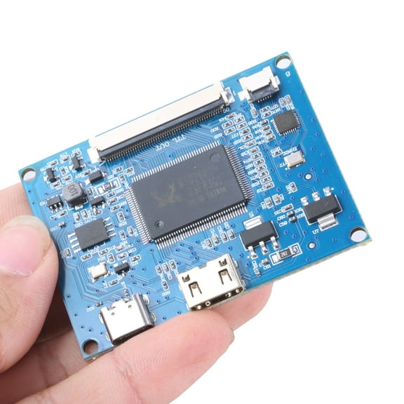 Yammee LCD Driver Board 50pin TTL LCD Screen Controller Module Board 1-Channel Signal Output 800X480