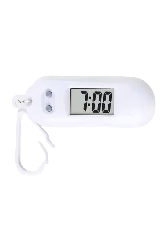 Yammee LED Digital Keychain Pocket Watch Mini Clock Timekeeper for Students and Travel