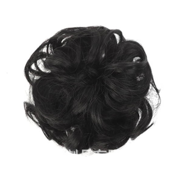 Yammee Large Curly Hair Scrunchie with Hair Updo Hair Extensions Messy Bun Hairpieces