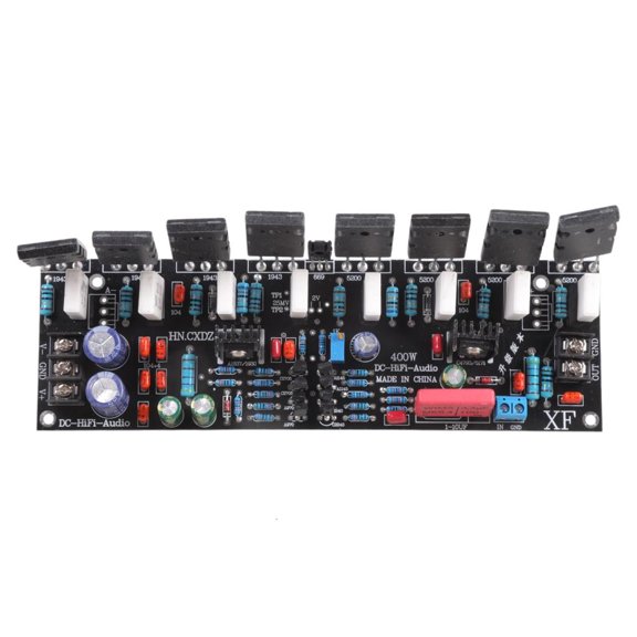 Yammee Large Power 400W Mono Blocking Amplifier with A1943/C5200 Transistors for Studio