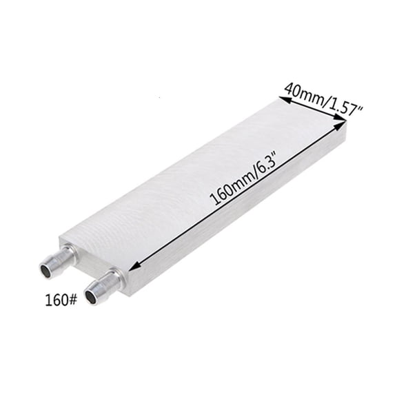 Yammee Latest Water Cooling Block Aluminum Heat Sink For Computer CPU Radiator 40x120mm