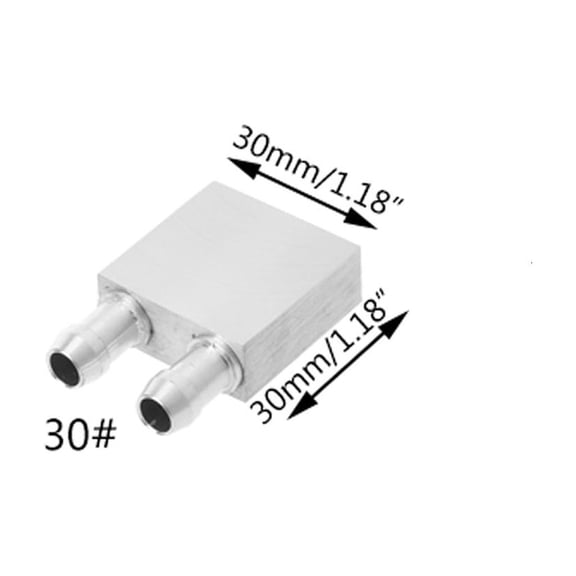 Yammee Latest Water Cooling Block Aluminum Heat Sink For Computer CPU Radiator 40x120mm