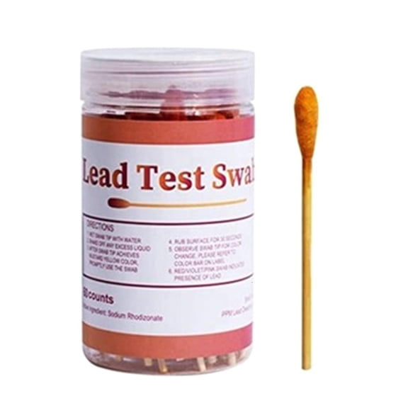 Yammee Lead Test Lead Test Swabs Sensitive Rapid Home Lead Testing Swabs for Metal Dishes 30S Result
