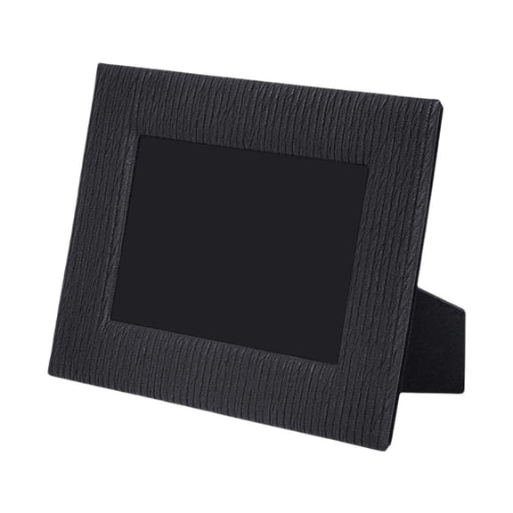 Yammee Leather Pictures Frame Room Aesthetics Bedside Table Family Portrait Wood Photo Frame Nordic Modern Decor Furnishings