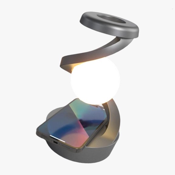 Yammee Levitating Earth Lamp Auto On Away Transportable Table Light Multicolored Lighting