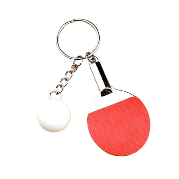Yammee Lightweight Miniature Sports Racket Keychain Accessory For Outdoor Adventures
