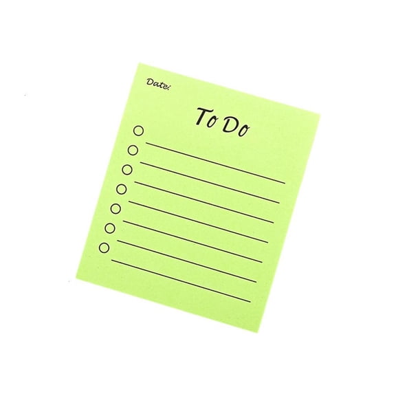 Yammee Lined Stickier Note Lovely Writing Pad Notepad To-Do List Memos Pad Easy to Write Multifunctional Note Pad Paper Pads