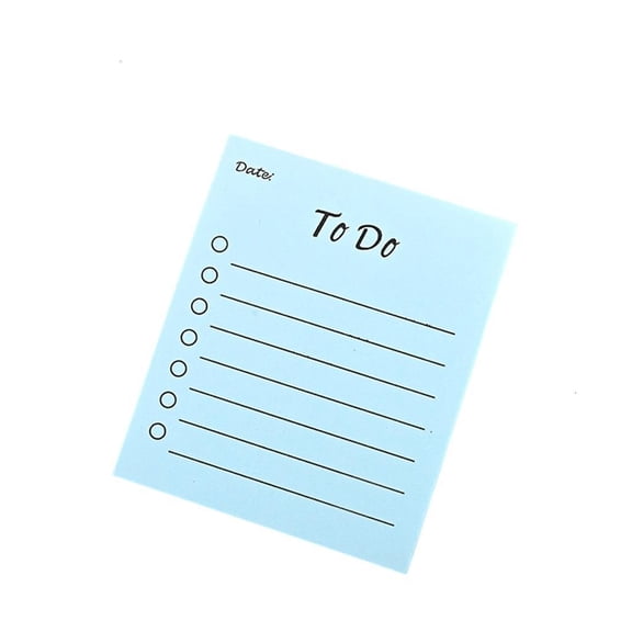 Yammee Lined Stickier Note Lovely Writing Pad Notepad To-Do List Memos Pad Easy to Write Multifunctional Note Pad Paper Pads