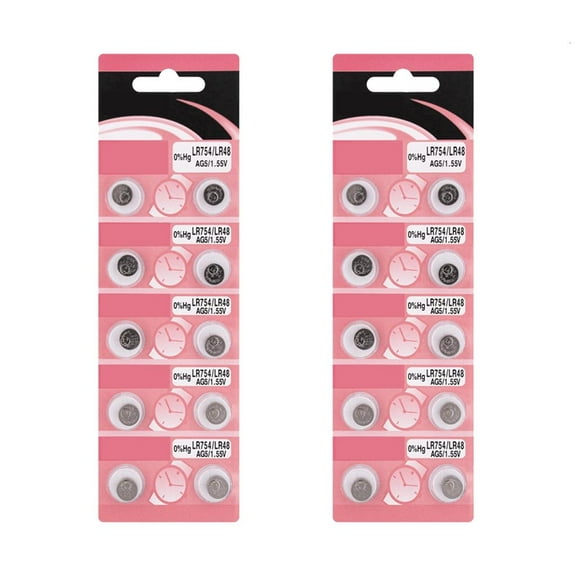 Yammee 10pcs/20pcs Durability AG5 LR754 Alkaline Button Cell Batteries AG5 Battery