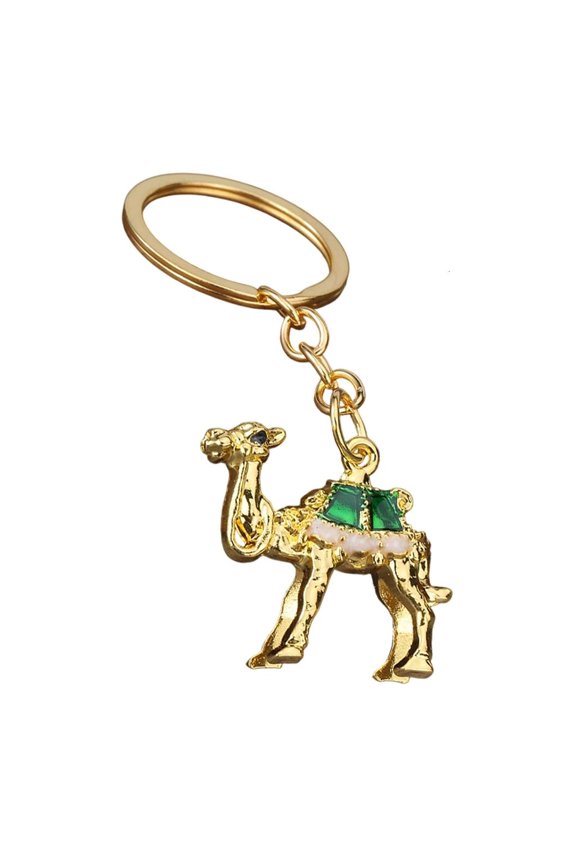 Yammee Long Lasting Zinc Alloy Camels Keychain Resistant to Wear for Everyday Utility