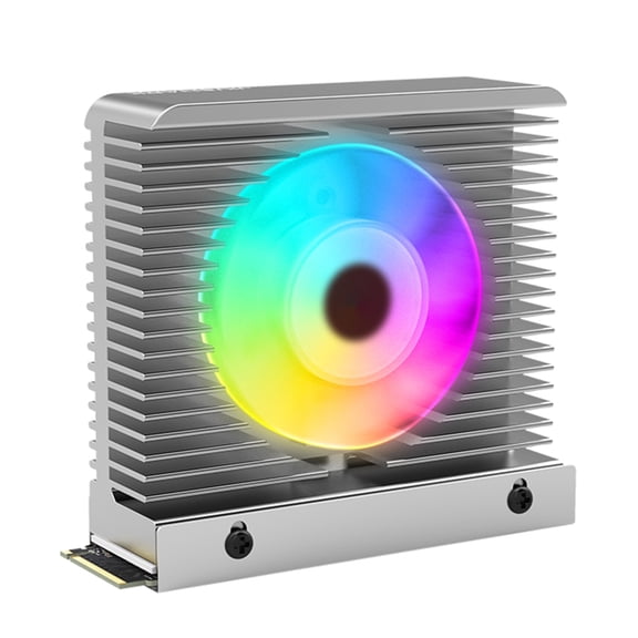 Yammee M.2 ARGB SSD Heatsink Cooler 2280 Solid State Drive Radiator Pad PC Video Cool