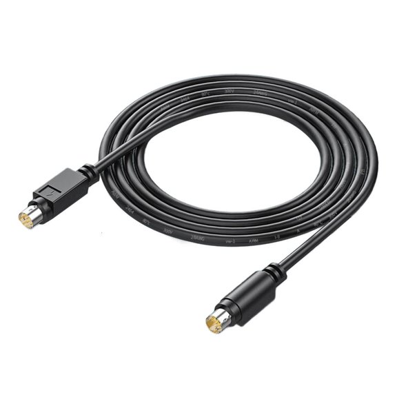 Yammee MD8 8Pin Data Transfer Cable For PLC Programming 1M/2M Length PVC Cord Male To Male/Female