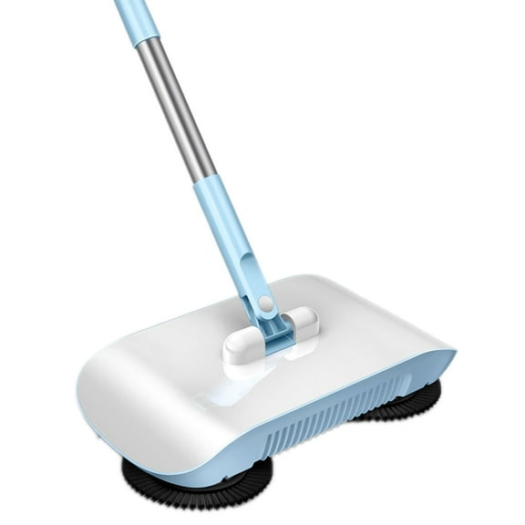 Manual Floor Sweeper, Portable Cleaning Tool, 2 in 1 Broom And Mop Hand Push Type Household Floor Cleaning Machine