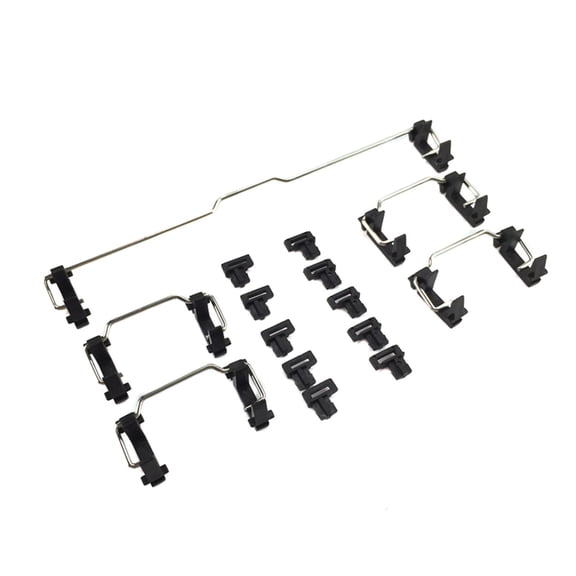Yammee 1Set Plate-mounted Costar Stabilizers Balancing Poles 6.25u 2u for Mechanical Keyboard MX Switches Big for Key Costar St
