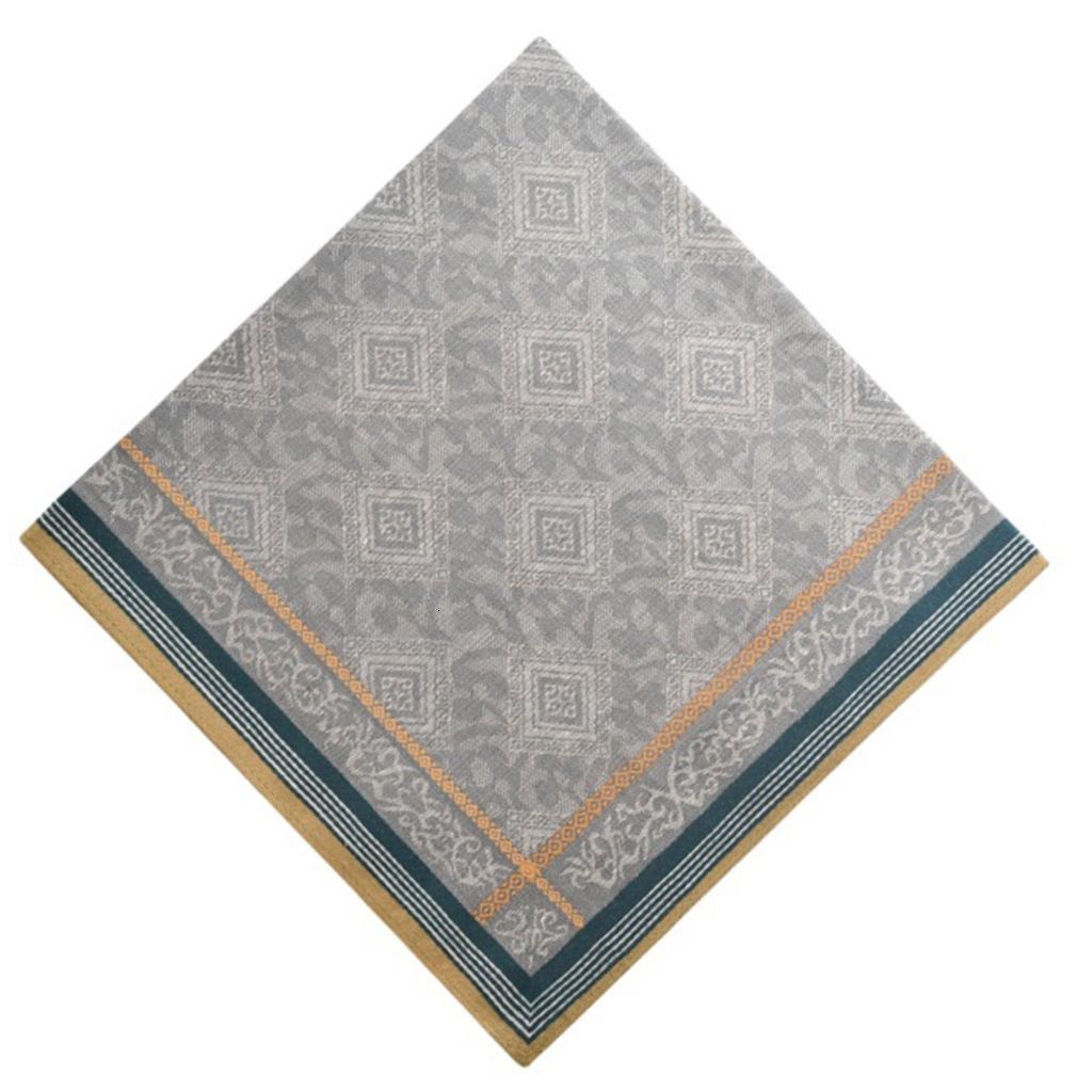 Yammee Men's Jacquard Cotton Handkerchief Absorbency Classical Pattern ...