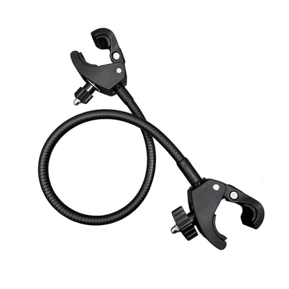 Yammee Mic Stand Microphone Stand Flexible Gooseneck Arm Clamp Holder Adjustable Clip Base for Desk Table Tripod Mounting