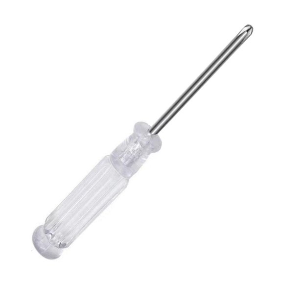 Yammee Mini Transparent Crossing Screwdriver Slotted Screw Driver Small Manual Home Appliances Repair Tool Home