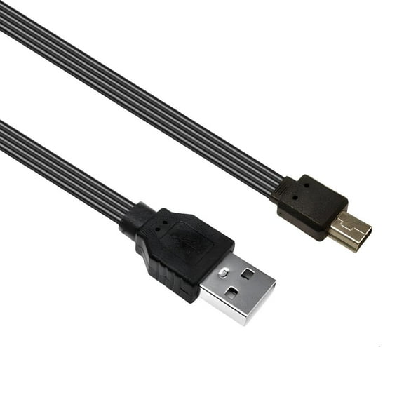 Yammee Mini USB Cable USB 2.0 to Mini USB Cable Fast Charging USB 2.0 Data Sync Flexible Silicone for Smartphones Tablets