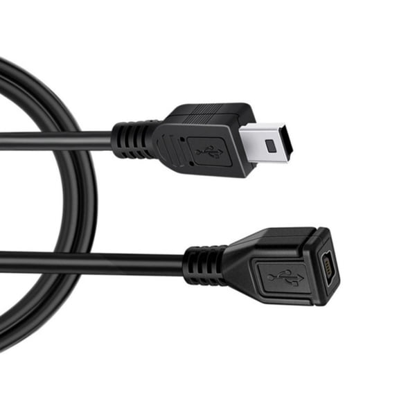 Yammee Mini USB Male to Mini USB 5Pin Female Cable Charging Data Transfer Mini USB to USB 5Pin Cord for Dashing Camera Accessories