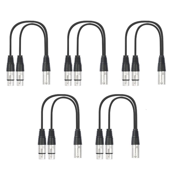 Yammee Mixers Limiter Speakers XLRs Male to 2 XLRs Female Y Adapter Cable Replacement