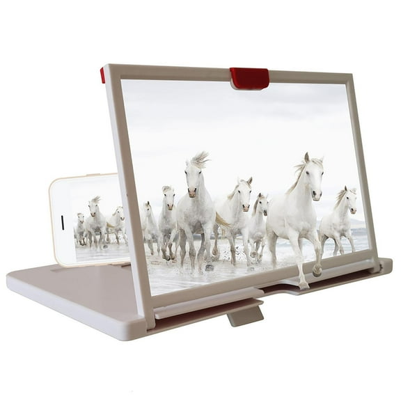 Yammee 3D Screen Amplifier Folding Mobile Phone Magnifying Glass Stand Video Amplifier