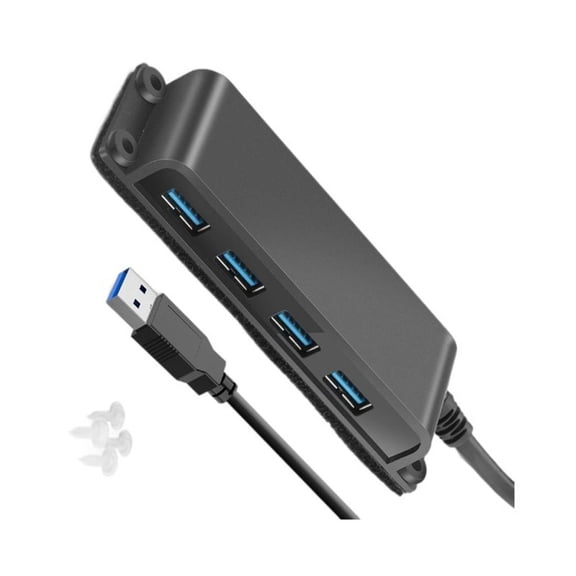 Yammee Modifiable 4 Port USB Divider 5Gbps Speed With Extended 3.3ft Connection