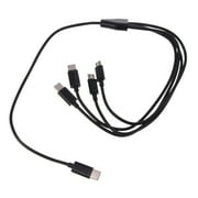 Yammee Multi 4-in-1 USB C Long Charger Cable Charging Cord Multiple Port Charging Cable