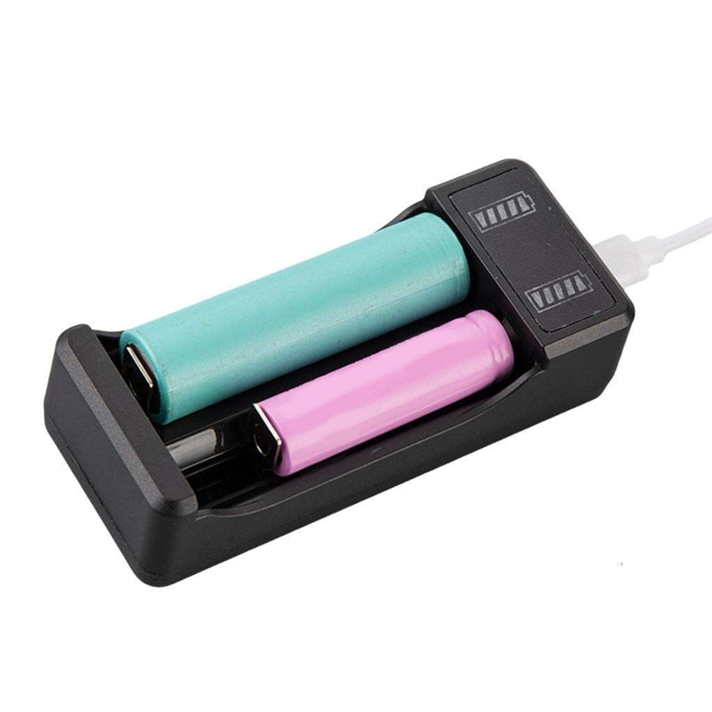 Yammee 1/2/3/4 Slot Charger For 18650 Batteries Rapid USB C Power Delivery  - Walmart.com
